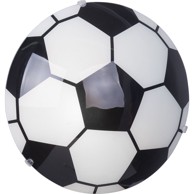 FEROTEHNA Dječja lampa Lopta, 60 W, crno/bijela