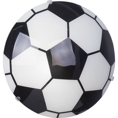 FEROTEHNA Dječja lampa Lopta, 60 W, crno/bijela