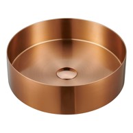 SAPHO Umivaonik okrugli Aurum ø 38 cm, nehrđajući čelik, bakreni