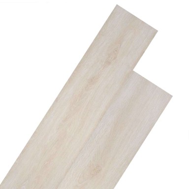 Samoljepljive PVC podne daske 30,5 x 61 cm, klasični bijeli hrast, 28 kom