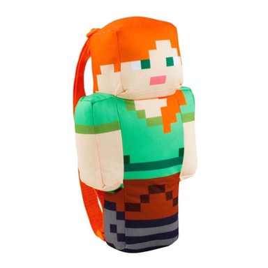 Ruksak Minecraft Alex, plišani, 30 cm 