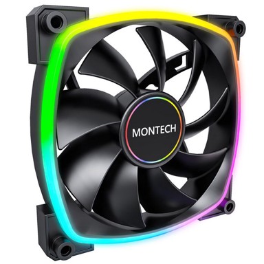 MONTECH Računalni ventilator AX140 PWM, crno AX140B
