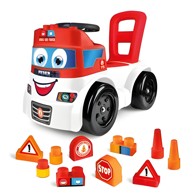 FEBER Vatrogasno vozilo, guralica, kocke