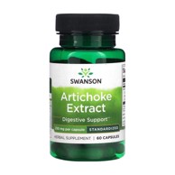 SWANSON Artičoka, 250 mg, 60 kapsula