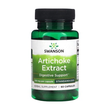 SWANSON Artičoka, 250 mg, 60 kapsula