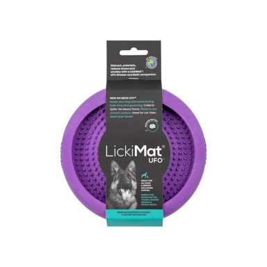 LICKIMAT Podloga za lizanje UFO Purple