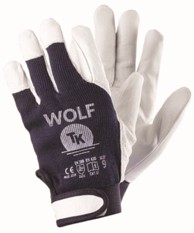 WOLF Montažne rukavice WOLF8, čičak kopča, veličina 8, 12 pari