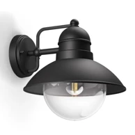 PHILIPS Zidna svjetiljka Hoverfly, E27, 60W, 230 V, IP44, crna