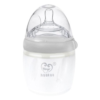 HAAKAA Bočica od medicinskog silikona, 160 ml, siva
