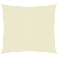 Jedro protiv sunca od tkanine Oxford pravokutno 2,5x3,5 m krem