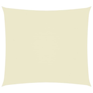 Jedro protiv sunca od tkanine Oxford pravokutno 2,5x3,5 m krem
