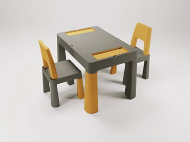 Set dječjeg namještaja, stol i 2 stolic MULTIFUN