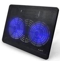 EWENT Stalak za hlađenje prijenosnog računala, 2x tihi ventilator, EW1256