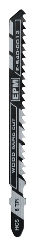 Listovi za ubodnu pilu T111C E-540-0012, za drvo, 74 mm, 8 TPI, 5 kom.