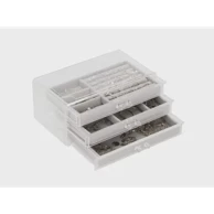 SPRINGOS Kutija za nakit HA1045, 23 x 14 x 11 cm, prozirna