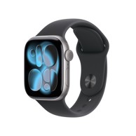 APPLE Watch Series 11 GPS + Cellular 42 mm aluminijsko kućište Space Grey s narukvicom Sport Black – M/L