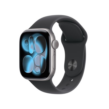 APPLE Watch Series 11 GPS + Cellular 42 mm aluminijsko kućište Space Grey s narukvicom Sport Black – M/L