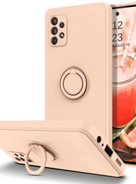 ONASI Silikonska maskica, Xiaomi 12 Pro, Liquid Ring, roza