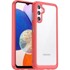 Futrola Hybrid za Samsung Galaxy A14 4G/5G Fusion, prozirna/crvena