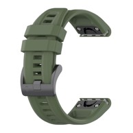 BStrap Silicone Carson remen za Garmin Fenix 5 / 6 / 6 Pro / 7 / 8 / E 47mm, army green