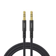 JOYROOM Car Stereo audio kabel 3.5 mm jack 1 m, crno