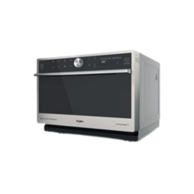 WHIRLPOOL Supreme Chef samostojeća kombinirana mikrovalna pećnica MWSC 9133 SX, 33 l, 1000 W, crna/nehrđajući čelik