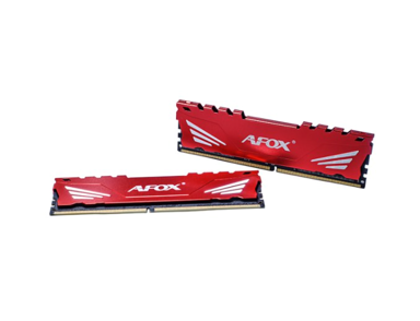 AFOX Radna memorija Gaming, 32 GB, DDR4, 3200 MHz, CL16, kit 2×16 GB, XMP2, crvena