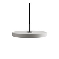 UMAGE Svijetlo siva LED viseća svjetiljka s metalnim sjenilom ø 31 cm Asteria Mini 
