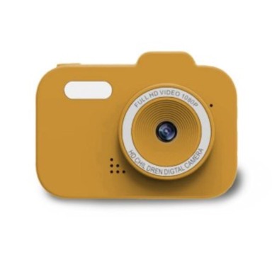 ZAZU Dječji fotoaparat s 2 kamere, yellow, Full HD, zabavni filtri