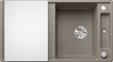 BLANCO Sudoper Axia III 5 S InFino, Silgranit, daska staklo, tartufo