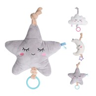 Plišani zvijezda, mjesec, oblak s glazbom