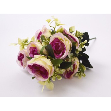 Umjetni buket Ruža bijela 50 cm