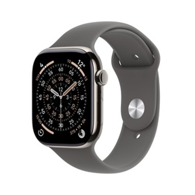 APPLE Watch Series 11 GPS + Cellular 42 mm prirodno titanijsko kućište sa sportskom narukvicom Stone Grey M/L