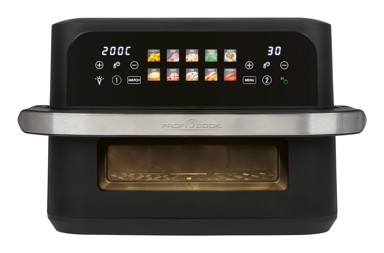 PROFICOOK Friteza na vrući zrak PC-FR 1313 H Double, 10 L, 2400 W, crna / inox