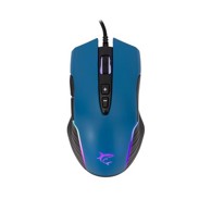WHITE SHARK Miš Azarah, plavi, 6400 dpi, optički, žičani