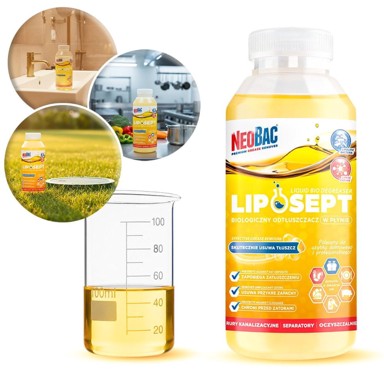 NEOBAC Liposept tekući biološki odmašćivač s lipazom, 500 ml