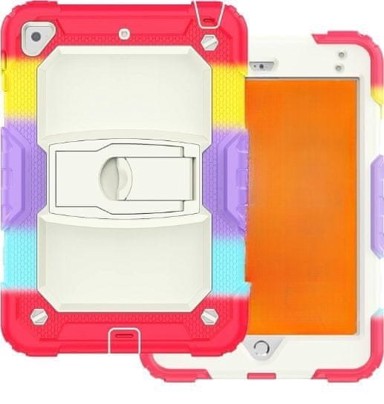 NIKCORP Zaštitna maska za iPad 10.2 (2019/2020/2021) s naramenicom i stalkom otporna na udarce, višebojna