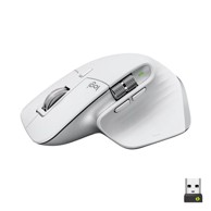 LOGITECH Miš MX Master 3S Performance, bijeli, laserski, bežični, BT, Unifying receiver, USB