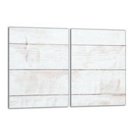 TMK Staklena zaštita za štednjak ili ploču za kuhanje iz dva dijela 40x52, drvo