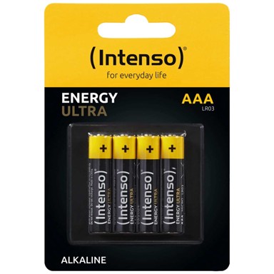 INTENSO Baterije AAA LR03, alkalne, 1.5 V, 1250 mAh, 4kom