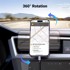 UGREEN Držač za pametni telefon, za ventilacijski otvor, magnetski, za auto, crni