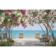 Slika na platnu Klupa uz more, 60x90cm