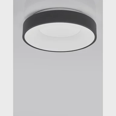 Thin NOVA LUCE Plafonska  svjetiljka Rando NL9353831, LED 30 W, 3000 K, 1845 lm, dimm, IP20, crna