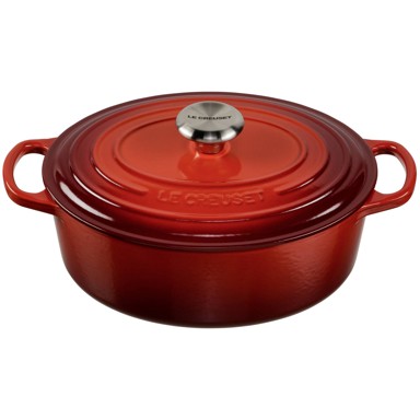 LE CREUSET Signature ovalni lonac, 27 cm, cerise