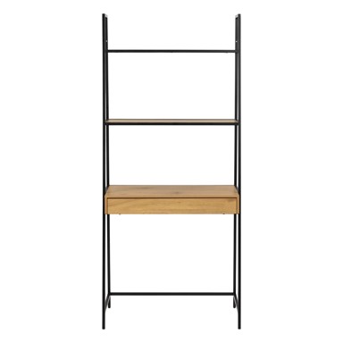 ACTONA Regal za knjige u dekoru hrasta Seaford, 77 x 174, 5 cm