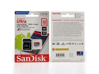 SANDISK Memorijska kartica Ultra microSD, 32GB, 120MB/s