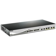 D-LINK Preklopnik mrežni, DXS-1210-12TC/E, L2, 10G Ethernet, 1U, crna, srebrna