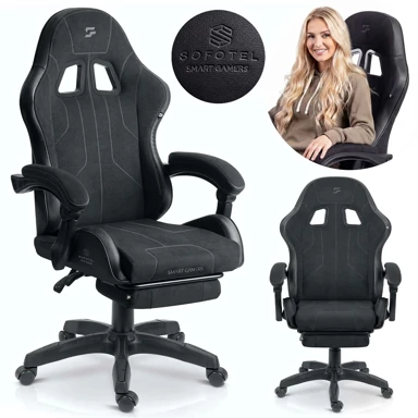 SOFOTEL Gaming stolica Lokar s izvlačnim osloncem za noge