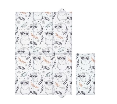 CEBA BABY Sklopiva podloga za previjanje, 60x40, Raccoon