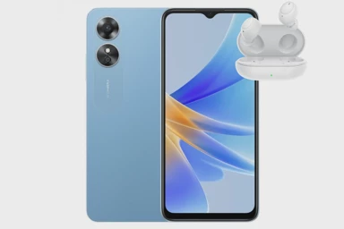 OPPO A17 4GB / 64GB, plava + OPPO BUDS slušalice